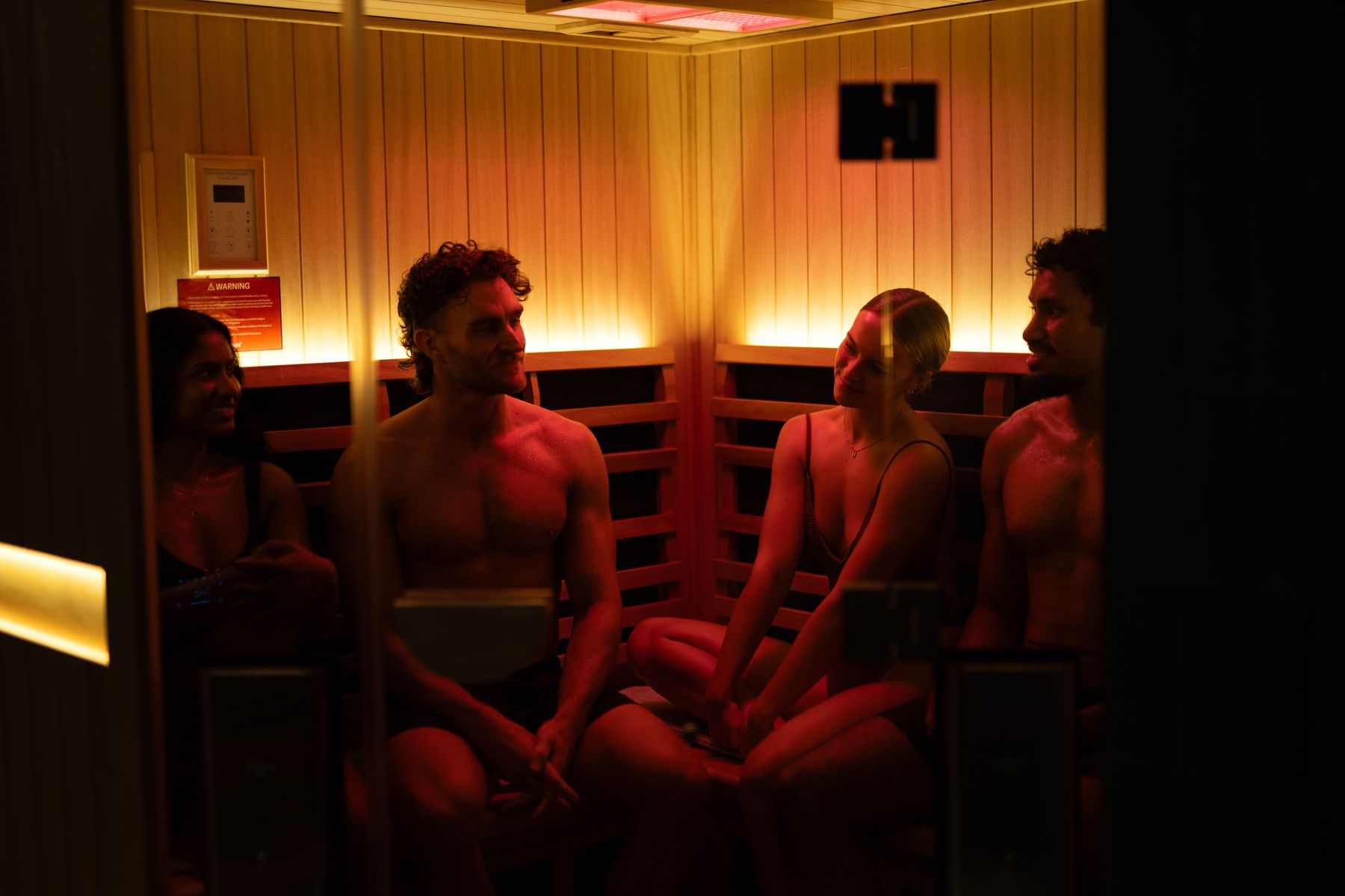 Infrared sauna at Boon Wellness