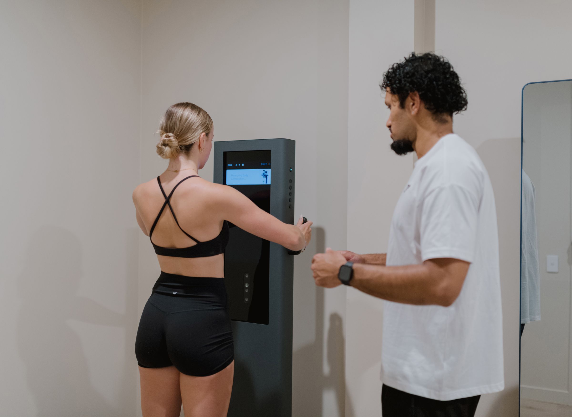 Visbody body composition scan at Boon Wellness