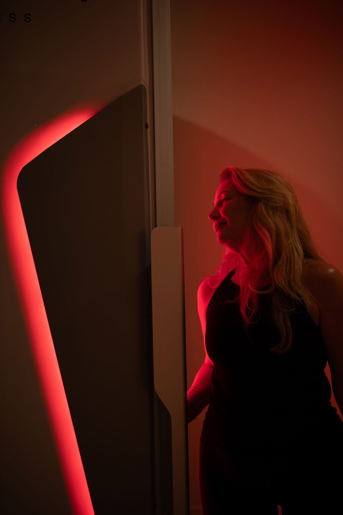 Red light therapy detail