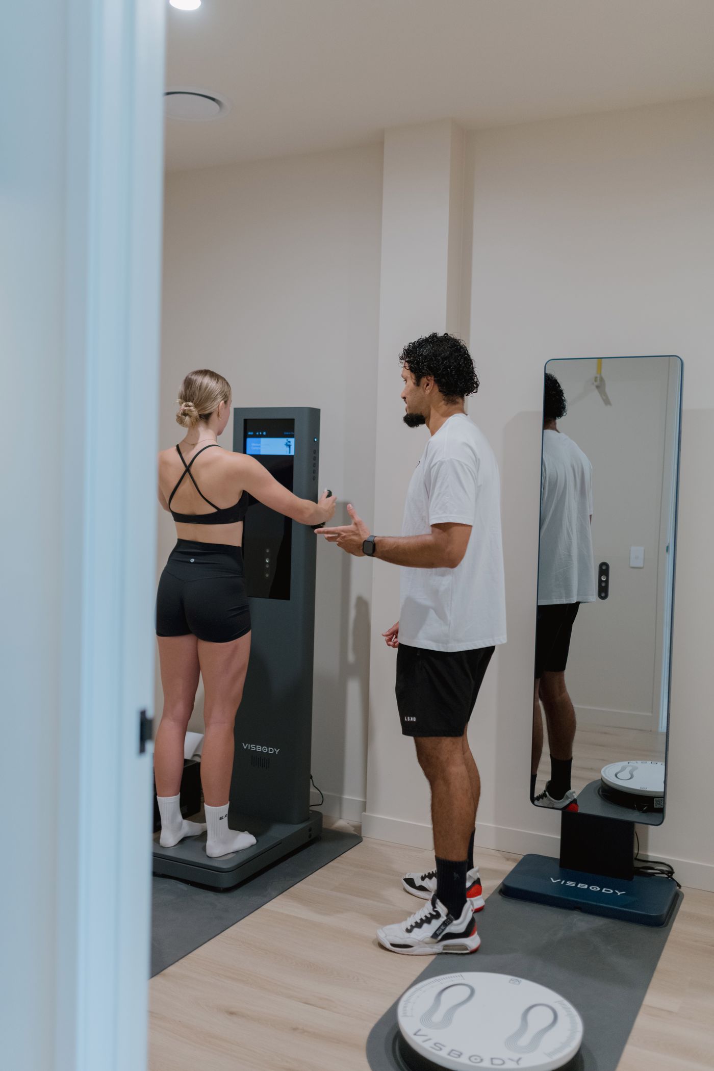 The Visbody 3D body composition scanner at Boon Wellness