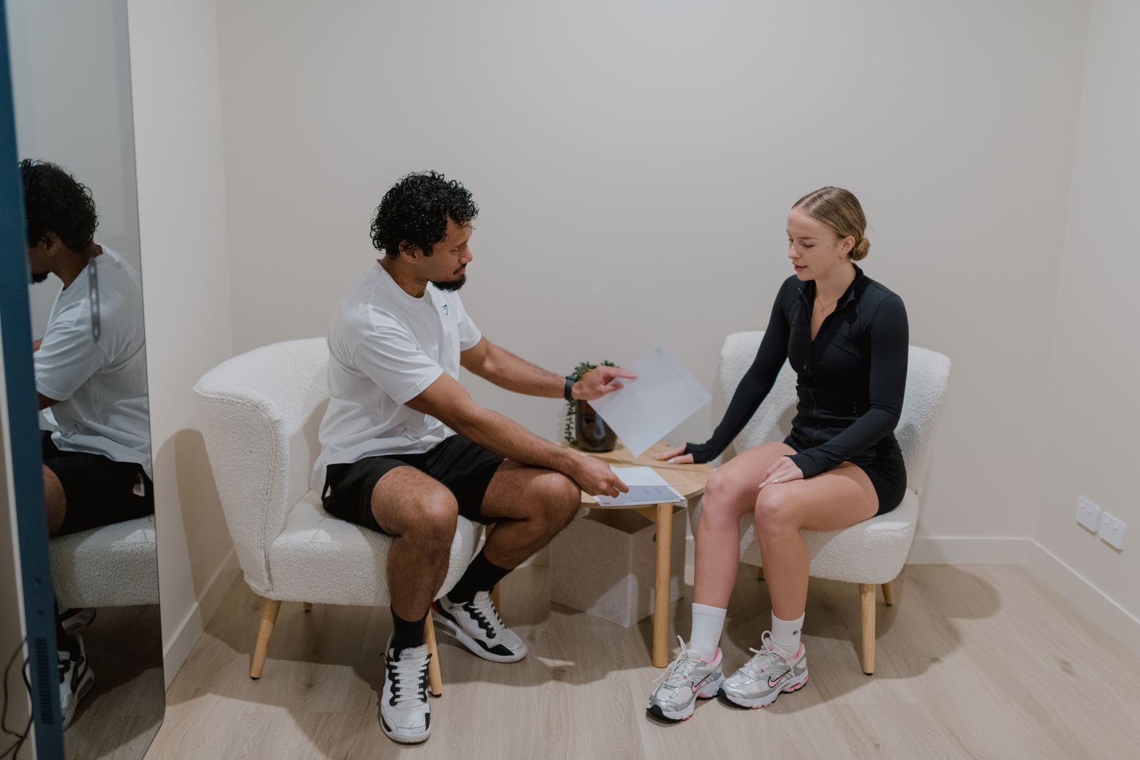 Mid-scan at Boon Wellness